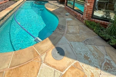 Pool Deck Cleaning